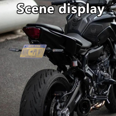 Transpent Plastic Cover License Plate For Motorcycle