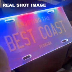 Color Changing Colorful License Plate Frame Nano License Plate