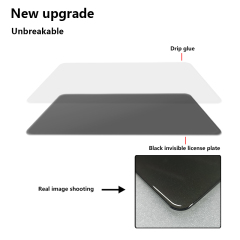 Zhenxinauto car number plate holder vanish plate cover