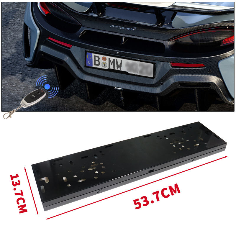 Car License Plate Hiding Vanish Eu Uk Fog Plate