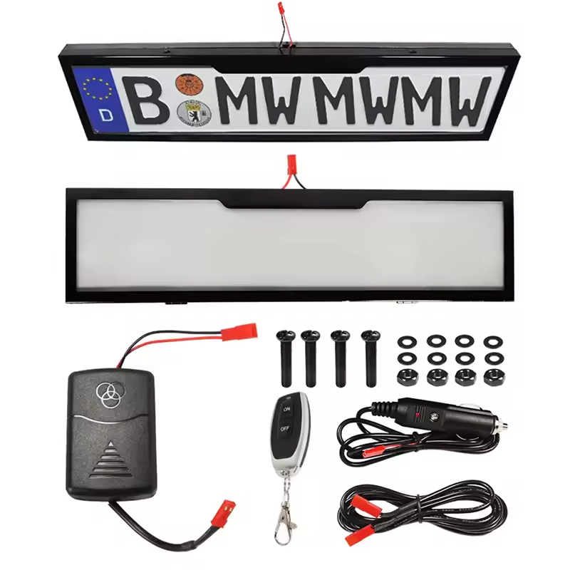 Car License Plate Hiding Vanish Eu Uk Fog Plate