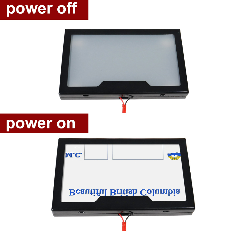 Motorcycle Smart Film Switchable License Plate Hider