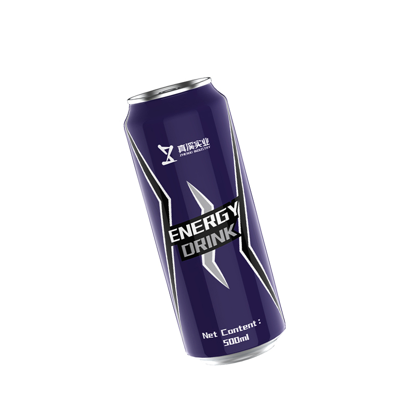 ZhenXi OEM Vitamin C Healthy Energy Drink Grape Flavor | Standard Can, 500ml