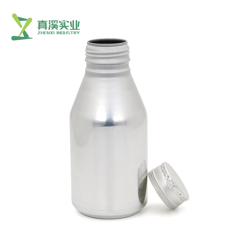 200ml blank aluminum bottles with 38mm screw caps