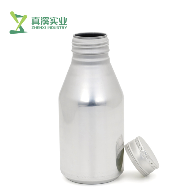 200ml blank aluminum bottles with 38mm screw caps