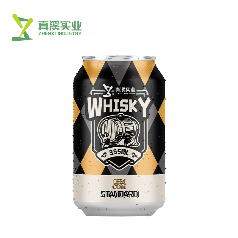 355ml ZhenXi Premium Whiskey Standard Can Private Label