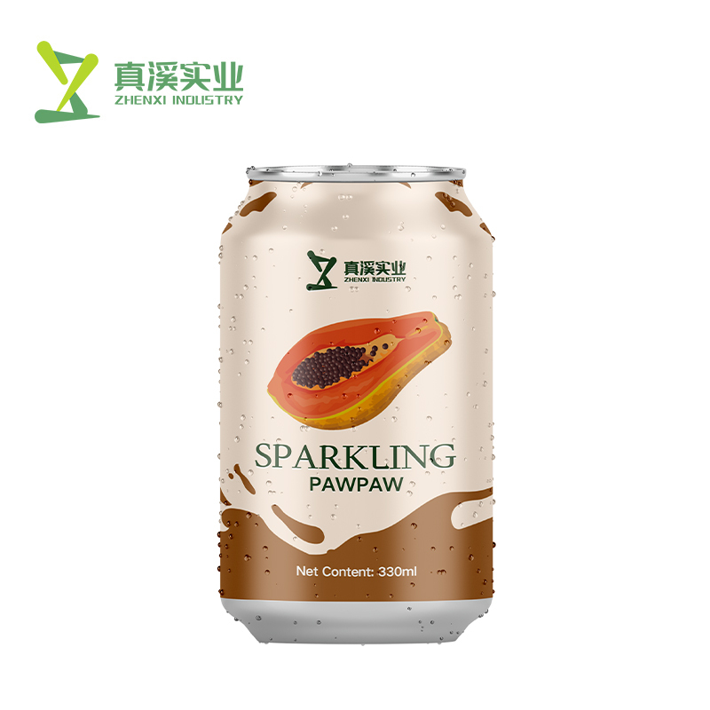 330ml ZhenXi Sparkling Water Fig Flavor Private Label | Standard Can