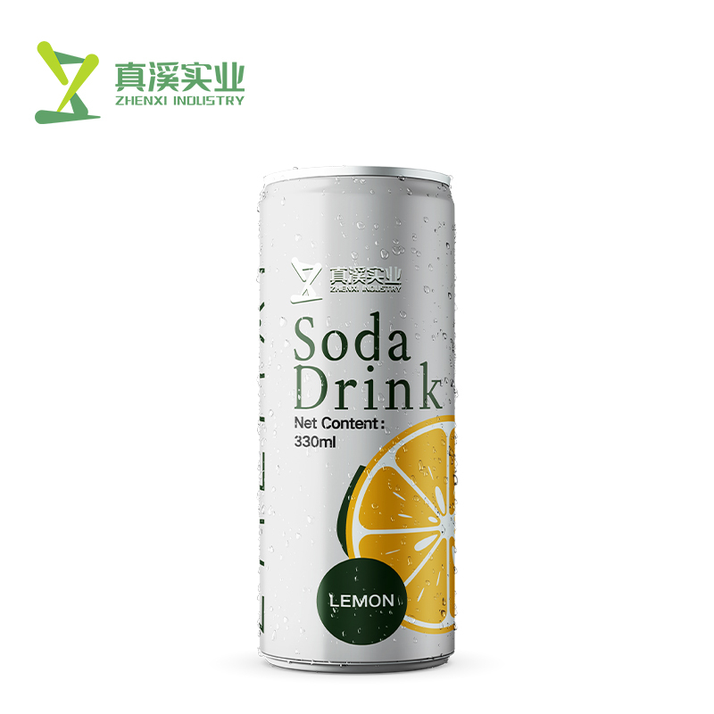 330ml ZhenXi Soda Water With Fig Flavor | Sleek Can