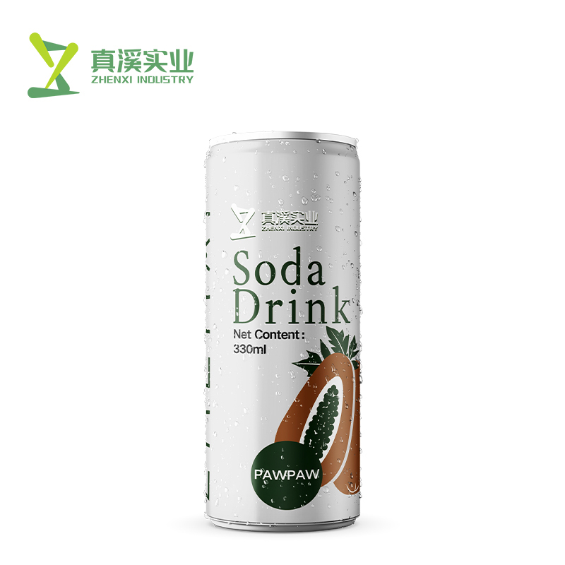 330ml ZhenXi Soda Water With Fig Flavor | Sleek Can