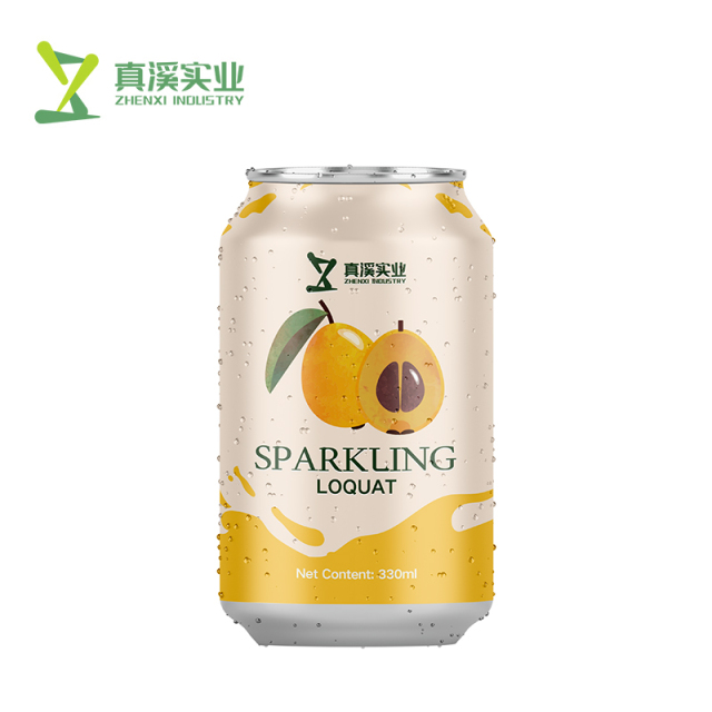 330ml ZhenXi Sparkling Water Java Apple Flavor Private Label | Standard Can