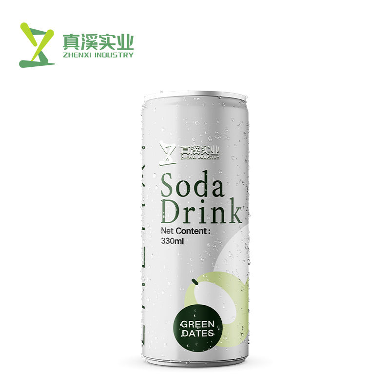 330ml ZhenXi Soda Water With Cantaloupe Flavor | Sleek Can
