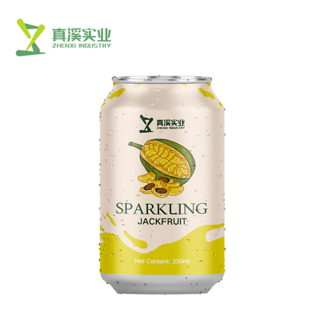 330ml ZhenXi Sparkling Water Jackfruit Flavor Private Label | Standard Can