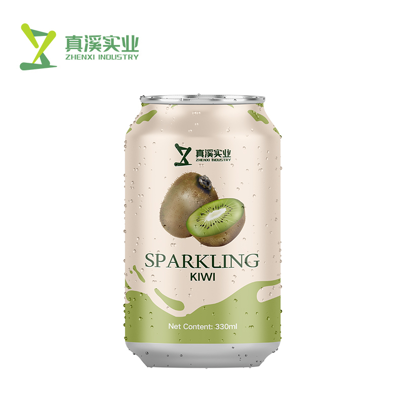 330ml ZhenXi Sparkling Water Java Apple Flavor Private Label | Standard Can