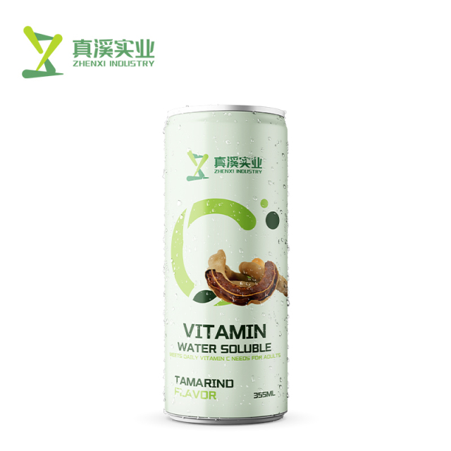 ZhenXi 355ml Water Soluble Vitamin C Drink Apricot Flavor | Sleek Can