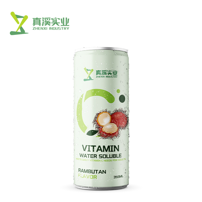 ZhenXi 355ml Water Soluble Vitamin C Drink Longan Flavor | Sleek Can