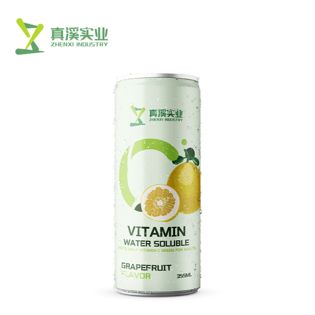 ZhenXi 355ml Water Soluble Vitamin C Drink Nectarine Flavor | Sleek Can