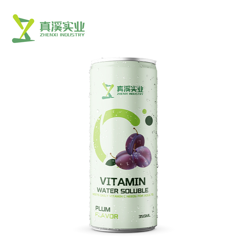 ZhenXi 355ml Water Soluble Vitamin C Drink Nectarine Flavor | Sleek Can