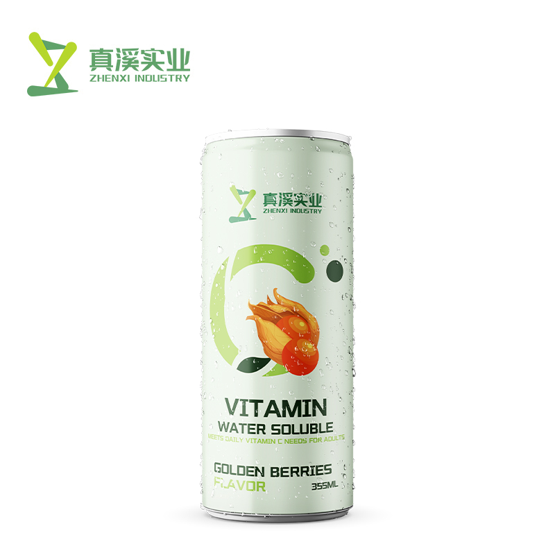 ZhenXi 355ml Water Soluble Vitamin C Drink Nectarine Flavor | Sleek Can