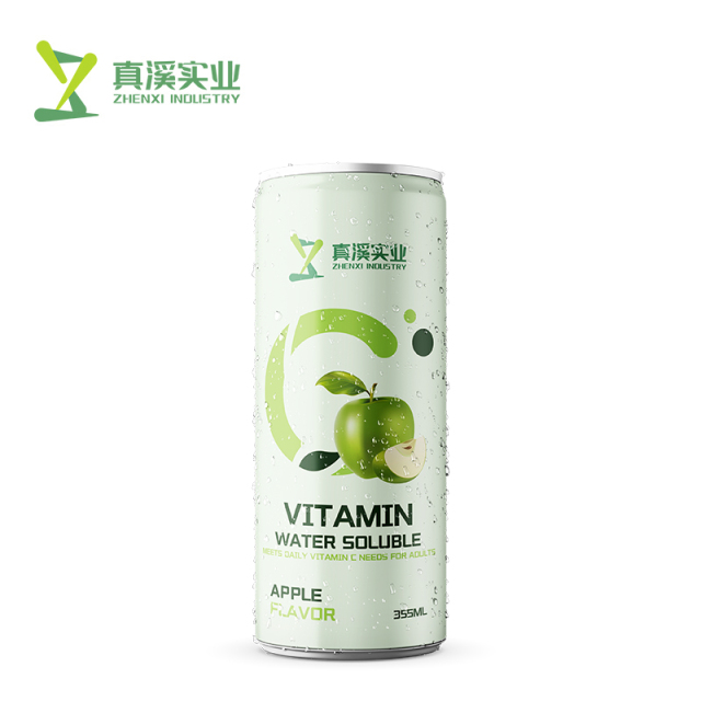 ZhenXi 355ml Water Soluble Vitamin C Drink Apple Flavor | Sleek Can
