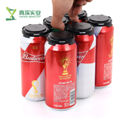 6-Pack Plastic Cans Carriers For 202 Sleek Beverage Cans | ZhenXindustry