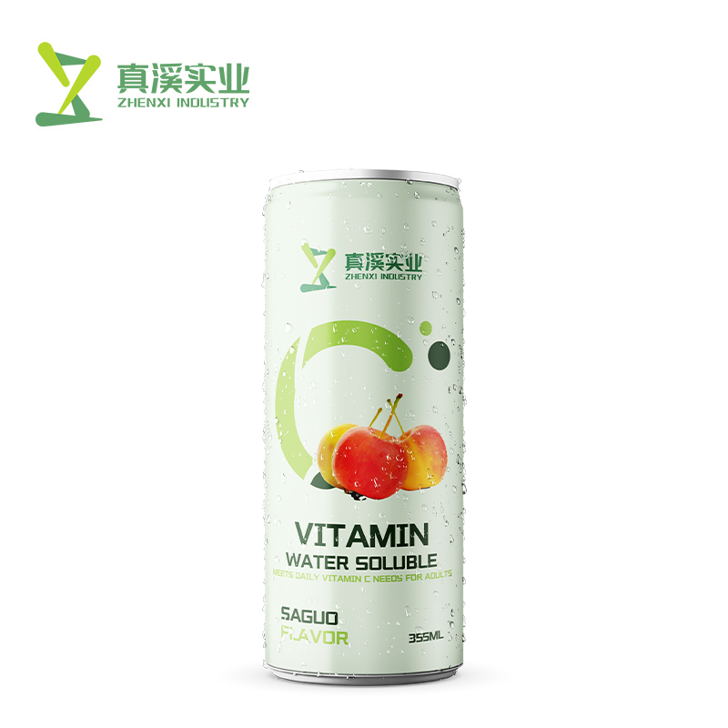 ZhenXi 355ml Water Soluble Vitamin C Drink Saguo Flavor | Sleek Can