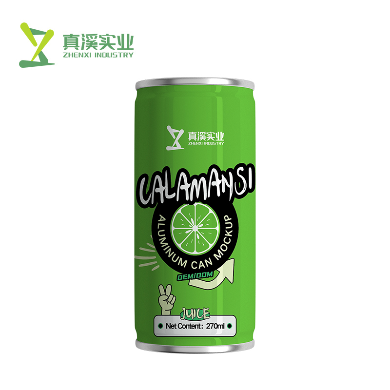270ML ZhenXi Organic 100% Calamansi Juice With Pulp Wholesale | Sleek Can