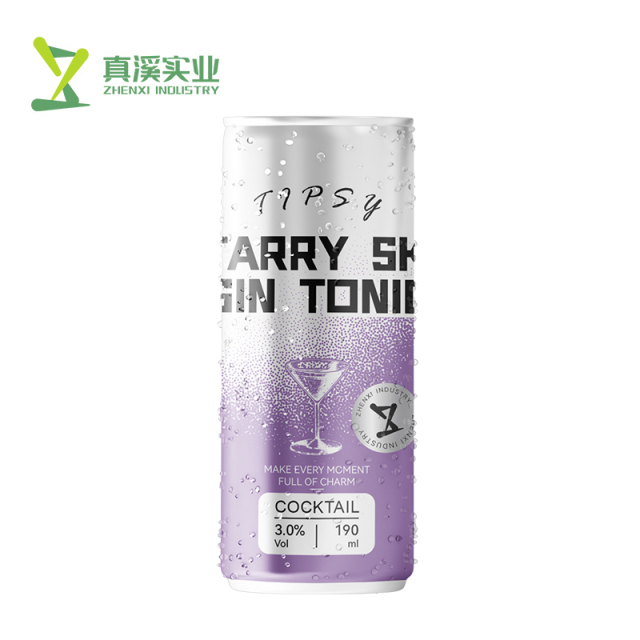 190ml Gin and Tonic Canned Cocktail | RTD Gin Cocktail OEM