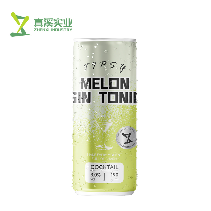 ZhenXi 190ml Melon Gin Tonic Canned Cocktails Contains Gin Base