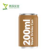 200ml Sleek Aluminum Beverage Cans Manufacturer & OEM Supplier | ZhenXi