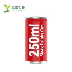 250ml Sleek Aluminum Cans Manufacturer | Custom Printed Beverage Cans Wholesale