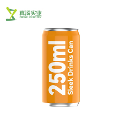 250ml Sleek Aluminum Cans Manufacturer | Custom Printed Beverage Cans Wholesale