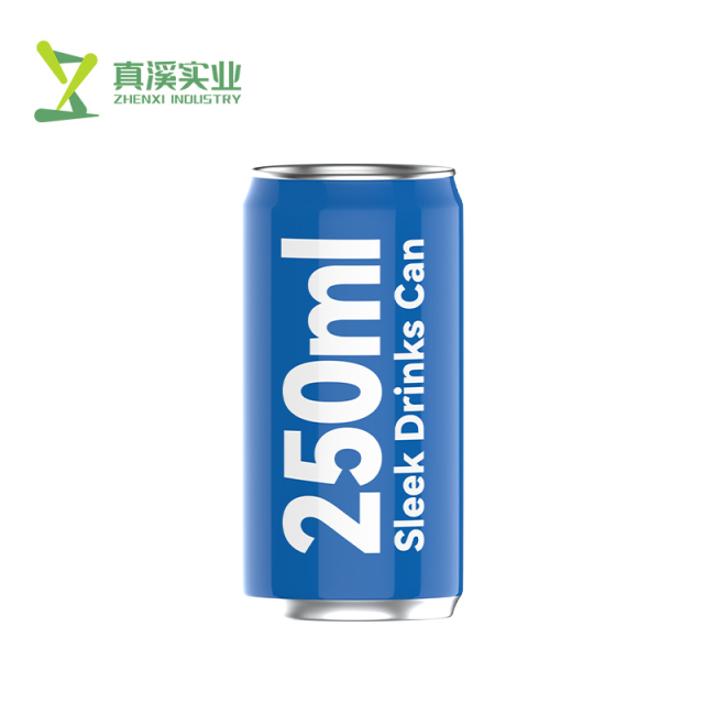 250ml Sleek Aluminum Cans Manufacturer | Custom Printed Beverage Cans Wholesale