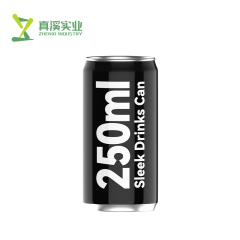250ml Sleek Aluminum Cans Manufacturer | Custom Printed Beverage Cans Wholesale