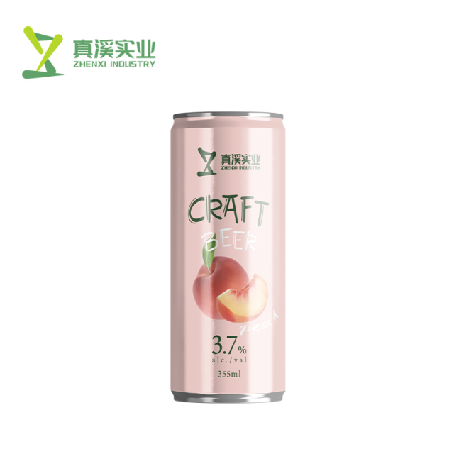 355ml ZhenXi Craft Beer Peach Flavor | Sleek Can