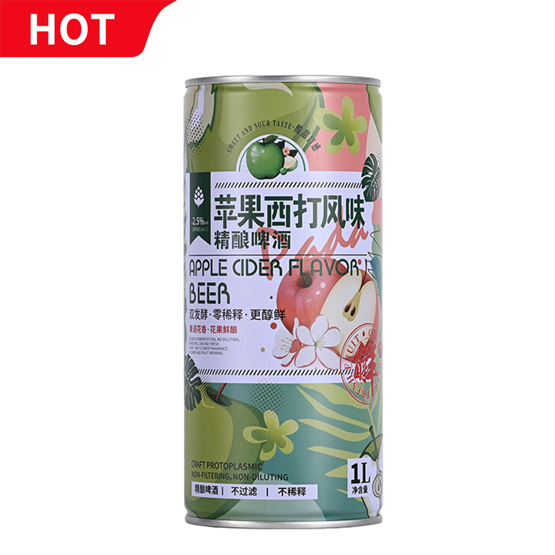 1L Apple Cider Drink | Double Fermentation Craft Cider OEM
