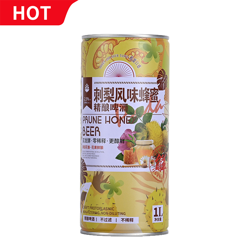 1L ZhenXi White Peach Double Fermentation Craft Beer Wholesale | Tin Can