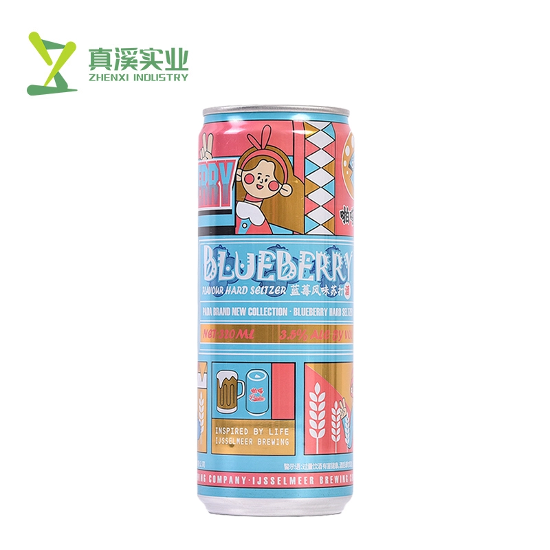Grape hard seltzer canned product packaging view