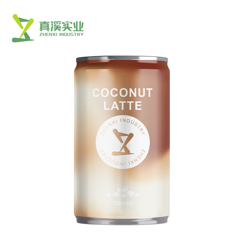 ZhenXi 200ml Canned Latte Coffee Oatmeal Flavor