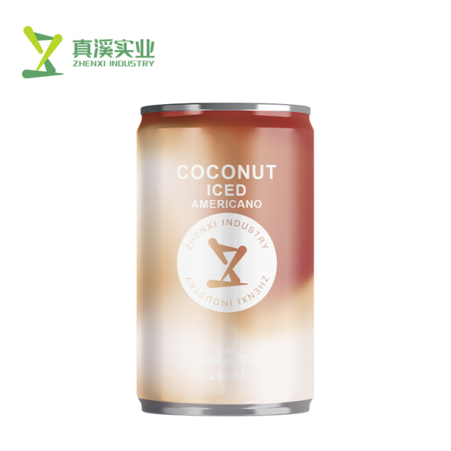 ZhenXi 200ml Canned Latte Coffee Oatmeal Flavor