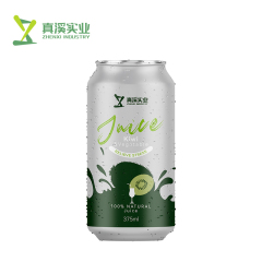 ZhenXi 375ml Canned Kiwi Flavor Cabbage & Cucumber Juice Stress Relief