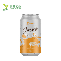 ZhenXi 375ml Canned Lotus Root Flavor Apple & Orange Juice Prevent Heatstroke