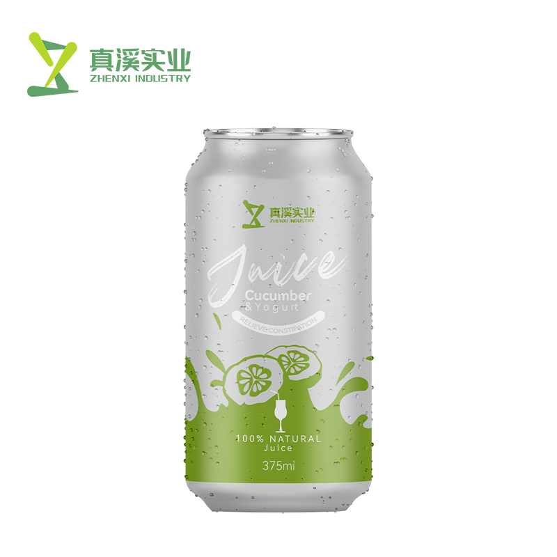 ZhenXi 375ml Canned Yogurt Cucumber Juice Relieve Constipation