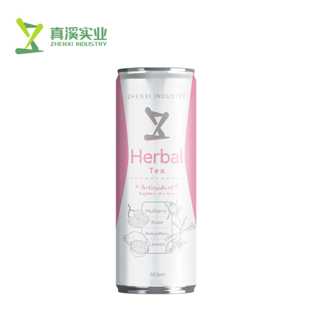 ZhenXi 355ml Canned Mulberry, Longan, Calamansi & Pineapple Mixed Herbal Tea