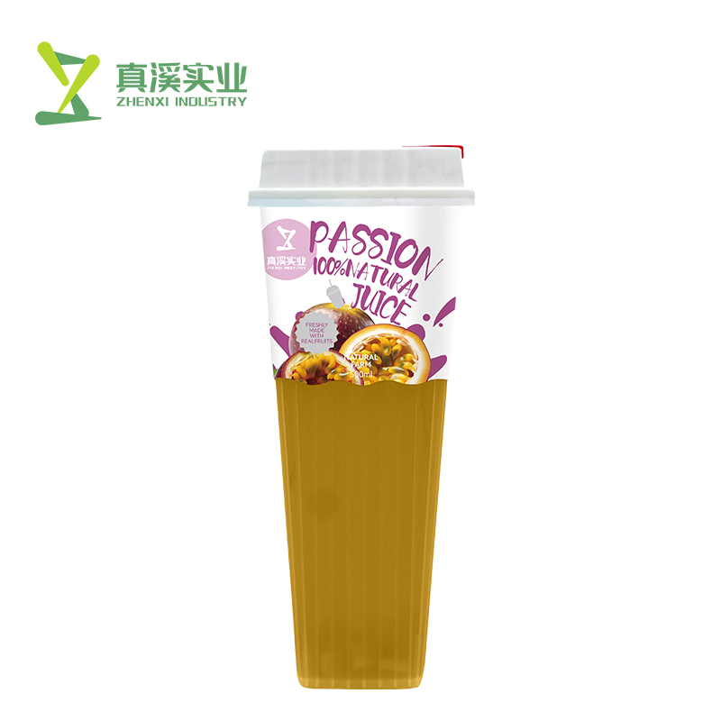 ZhenXi 100% Natural Passion Fruit Juice With Jelly | Cup, 550Ml