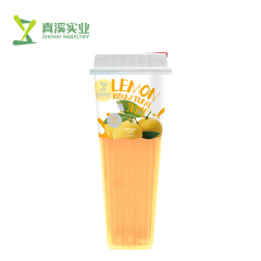 ZhenXi 100% Natural Watermelon Cantaloupe & Rose Honeydew Melon Fruit Juice With Jelly | Cup, 550Ml