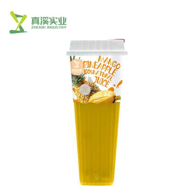 ZhenXi 100% Natural Bayberry Strawberry & Blueberry Fruit Juice With Jelly | Cup, 550Ml