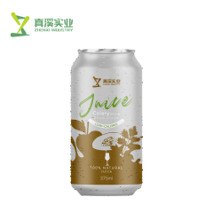 ZhenXi 375ml Canned Aloe Vera Apple & Carrot Juice For Suppress Obesity