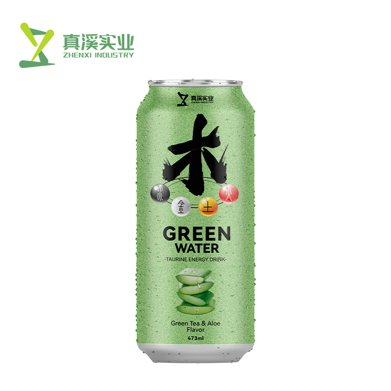 ZhenXi 473ml Yellow Tea Lemon Flavor Canned Five Elements Energy Drink
