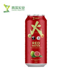ZhenXi 473ml Dark Tea Black Plum Flavor Canned Five Elements Taurine Energy Drink