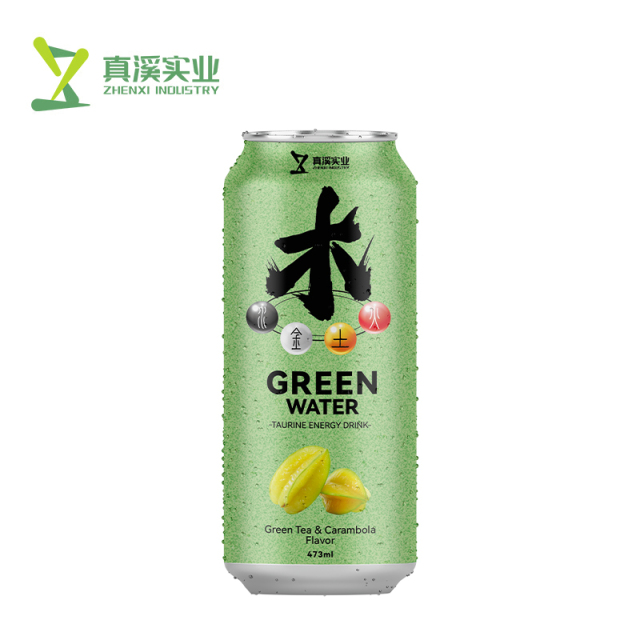 ZhenXi 473ml Yellow Tea Banana Flavor Canned Five Elements Taurine Energy Drink